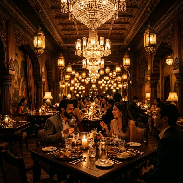 Warm Amber Lighting Ambiance